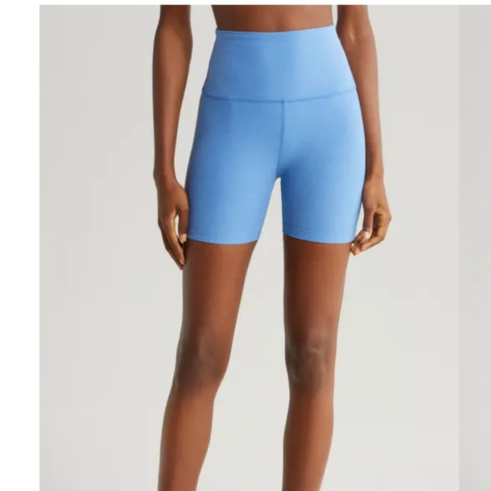 Beyond Yoga Blue Bike Shorts